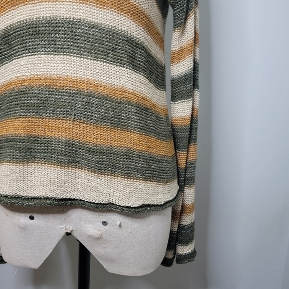 Harlow Small Knit Slouchy Striped Sweater - Picture 5 of 14